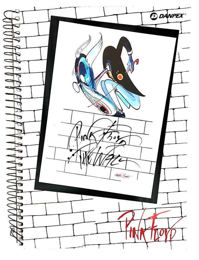 Cuaderno Profesional Espi Hard Cover Pink Floyd 120 hojas Rayado Danpex® PF7804 [Pieza] 7501099396454