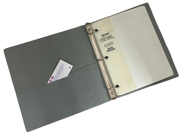 Carpeta 3 Argollas "D" Tipo Atril 1" Gris Carta Cardinal® CA3366 [Pieza] 3