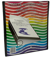 Carpeta 3 Argollas "O" Universitaria c/Cristal 1½" Colores Surtido Carta Danpex® 5257 [Pieza] 7501099352573