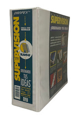 Carpeta 3 Argollas "D" Supervisión c/Cristal 3" Blanco Carta Danpex® 5487 [Pieza] 7501099354874