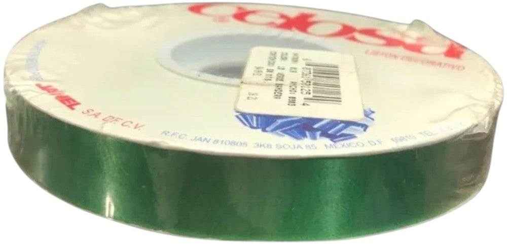 Listón Celosa 019 Liso A-3 Verde Bandera13 15mm × 50m Janel® 0190003113 Rollo 01