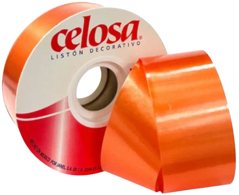 Listón Celosa 019 Liso A-5 Naranja 16 20mm × 50m Janel® 0190005116 Rollo 01