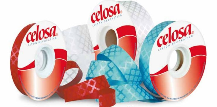 Listón Celosa 028 Rombos A-5 Rojo 02 20mm × 50m Janel® 0280005102 [Rollo]