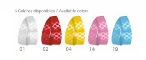 Listón Celosa 028 Rombos A-5 Rojo 02 20mm × 50m Janel® 0280005102 [Rollo] 2