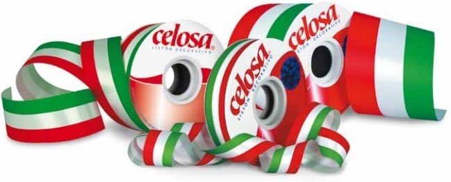Listón Celosa 021 Liso A-22 Tricolor 60 70mm × 40m Janel® 0210022160 [Rollo]