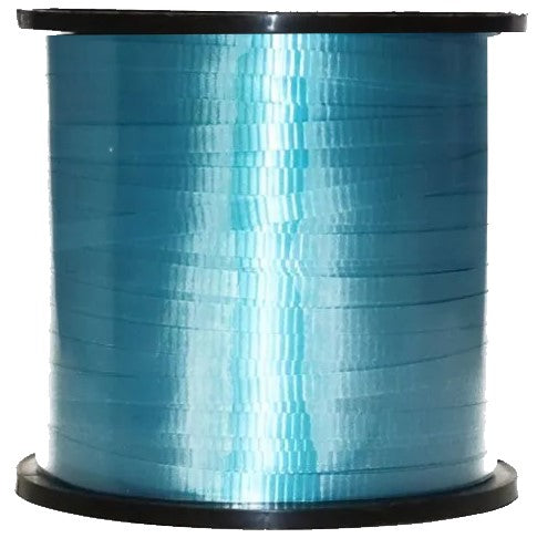 Listón Curling 701 Liso A-1 Turquesa 09 4.5mm×457m Janel® 7010001109 Rollo 01