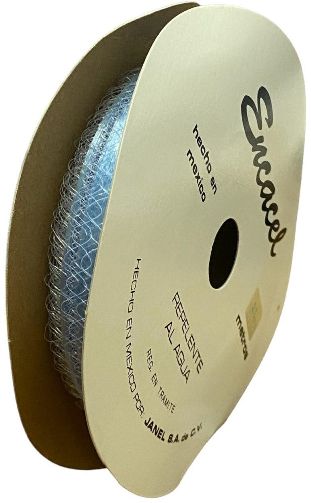 Listón Encacel 983 Encaje Nacarado A-5 Azul Cielo 19 20mm×25m Janel® [Rollo]