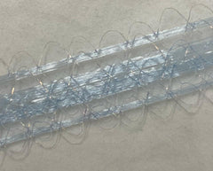 Listón Encacel 983 Encaje Nacarado A-5 Azul Cielo 19 20mm×25m Janel® [Rollo] 2