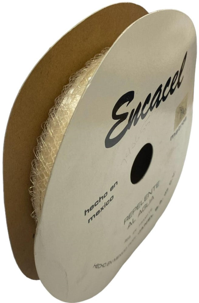 Listón Encacel 983 Encaje Nacarado A-5 Paja 38 20mm×25m Janel® [Rollo]