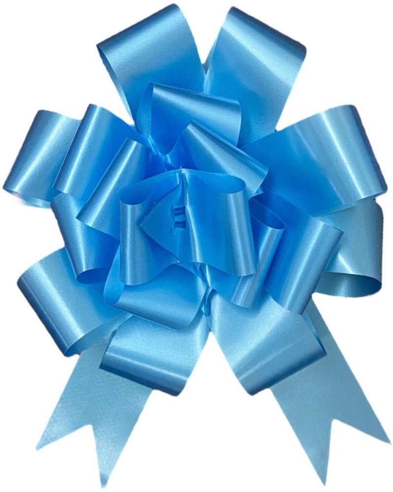 Moño Celomagico 750 Bum Bum Satin Gigan Azul Cielo 19 c/50 Janel® 7500000119 [Caja]