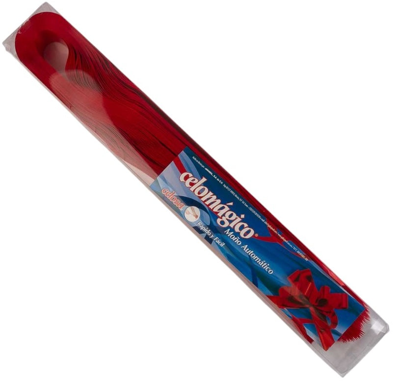 Moño Celomagico 590 Liso Gigan Rojo 02 c/50 Janel® 5900000102 Caja 607361511321 04