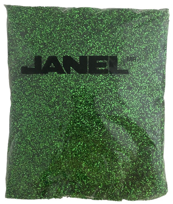 Diamantina Hexagonal C-40 1kg Verde Bandera13 Janel® DMTC400113 Bolsa 607361570335 02