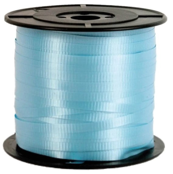 Listón Curling 701 Liso A-1 Azul Pastel 25 4.5mm×457m Janel® 7010001125 Rollo 01