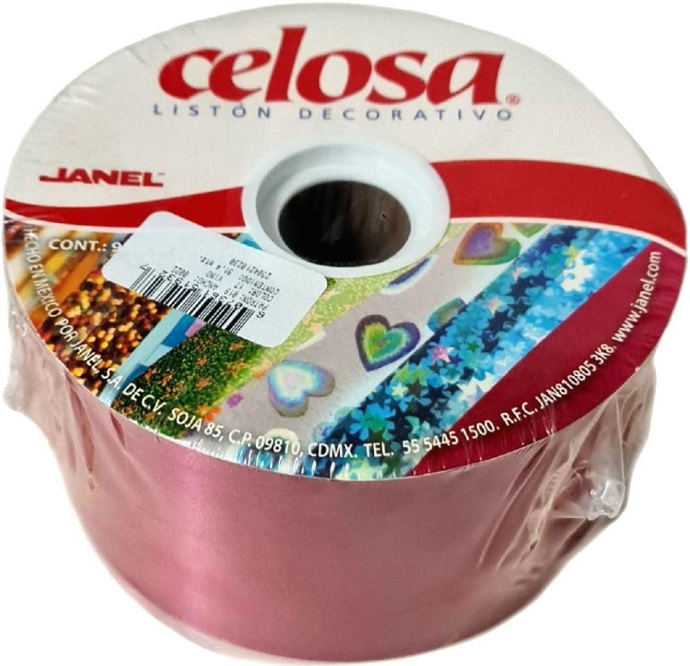 Listón Celosa 019 Liso A-22 Vino 17 70mm×91.4m Janel® 0190022117 Rollo 607361519327 01