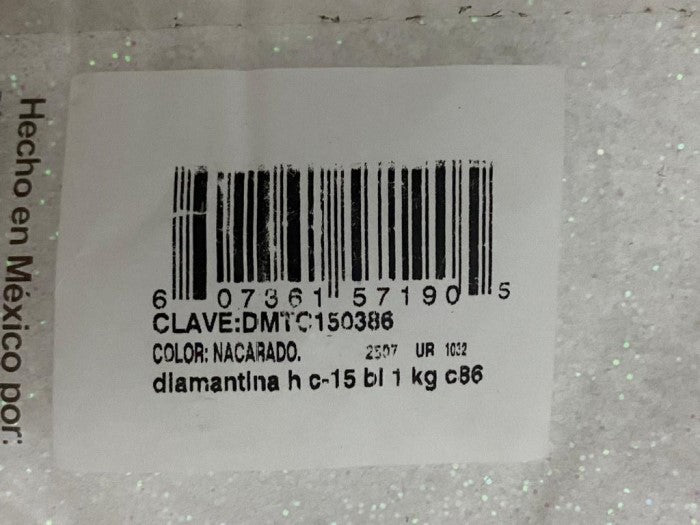 Diamantina Fina C-15 1kg Nacarado 86 Janel® DMTC150386 [Bolsa] 607361571905 2