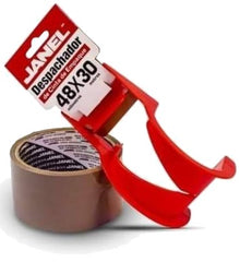 Cinta Adhesiva Empaque c/Despachador Canela 48mm×30m Janel® 4801564830100 [Pieza] 7501035113213
