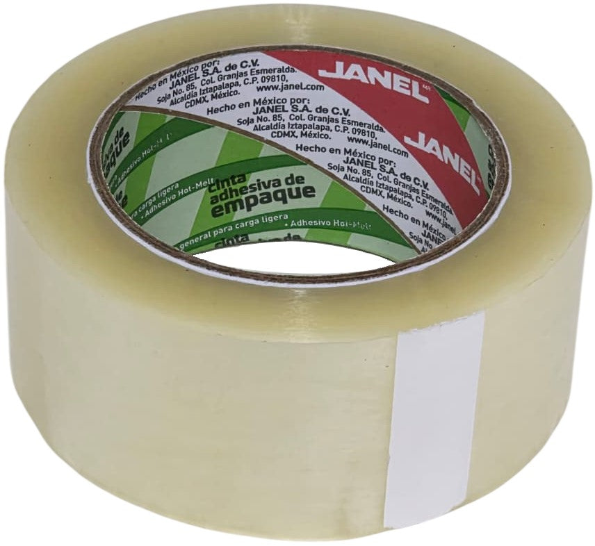 Cinta Adhesiva Empaque #065 Plus Transparente 48mm×150m Janel® 0654815700 [Pieza] 7501035114470