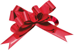 Moño Celomagico 594 Liso Metálico Gigan Rojo 02 c/50 Janel® 5940000102 [Caja]