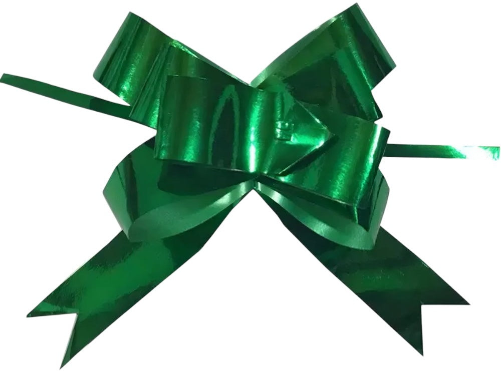 Moño Celomagico 594 Liso Metálico Gigan Verde Bandera13 c/50 Janel® 5940000113 [Caja] 2