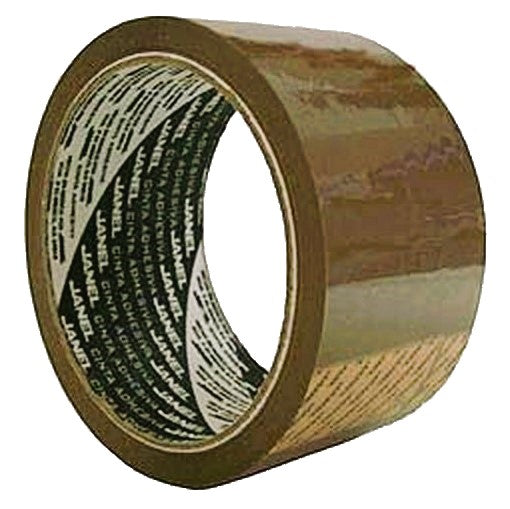 Cinta Adhesiva Empaque #066 Canela 48mm×50m Janel® [Rollo] 7501035114500