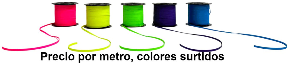 Listón Curling 709 Neón Mate A-1 Colores Varios 4.5mm×1m Janel® [Metro] Imagen principal del producto
