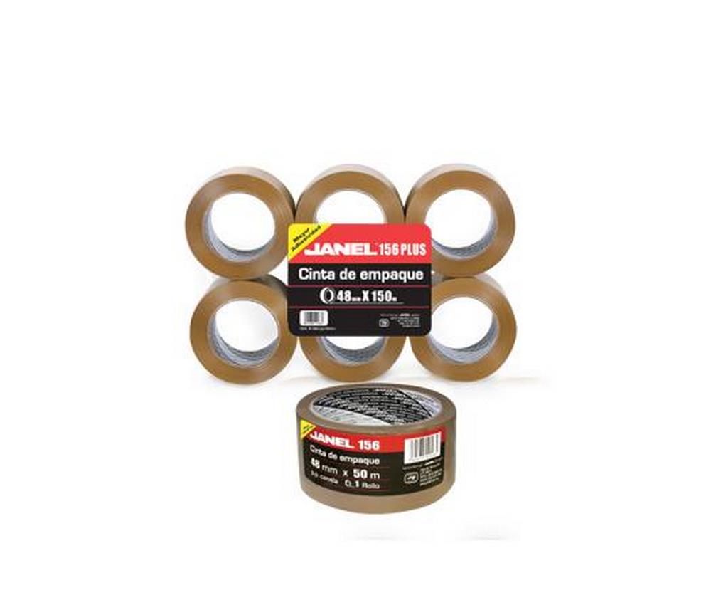 Cinta Adhesiva Empaque #156 Canela 48mm×150m Janel® 1564815700 [Pieza]