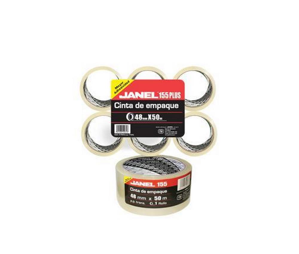 Cinta Adhesiva Empaque #155 Transparente 48mm×150m Janel® 1554815700 [Pieza]