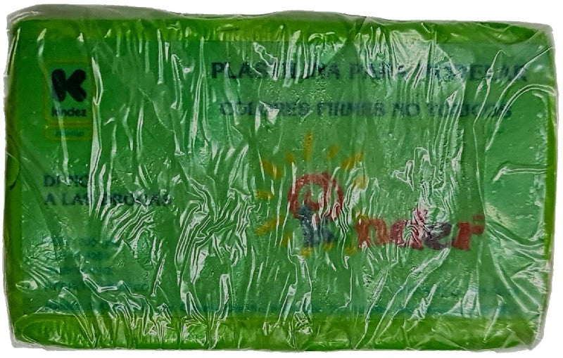 Plastilina Marqueta Kinder® 200g Verde Claro Kindez® 8200 [Pieza]