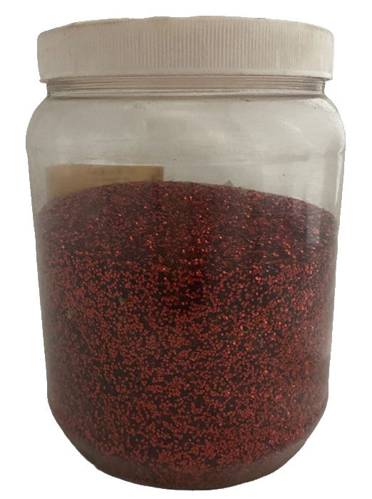 Diamantina Mediana 1kg Rojo NaviEmpaques® Botella 01