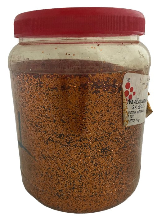 Diamantina Mediana 1kg Durazno NaviEmpaques® Botella 01