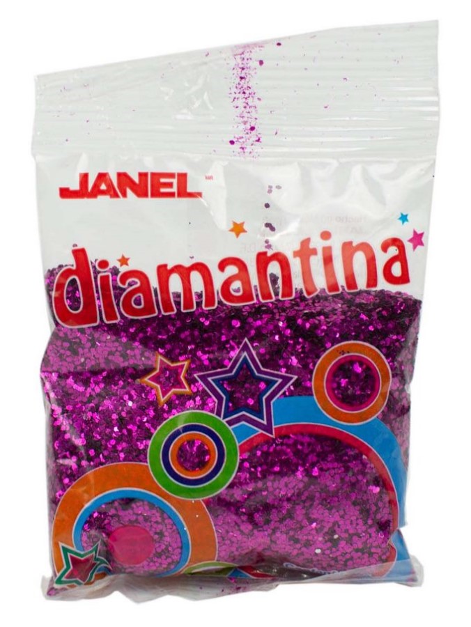 Diamantina Hexagonal C-40 50g Solferino 23 Janel® D50C400123 Bolsa 607361572735 01