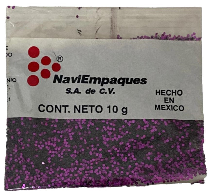Diamantina 10g Purpura NaviEmpaques® Bolsa 01