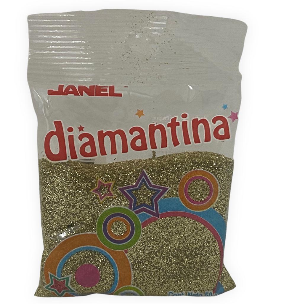 Diamantina Fina C-15 50g Oro Americano74 Janel® D50C150174 Bolsa 607361572704 01