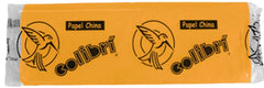 Papel China Amarillo Oro 75×50cm Colibrí® 1002 Cien hojas 02