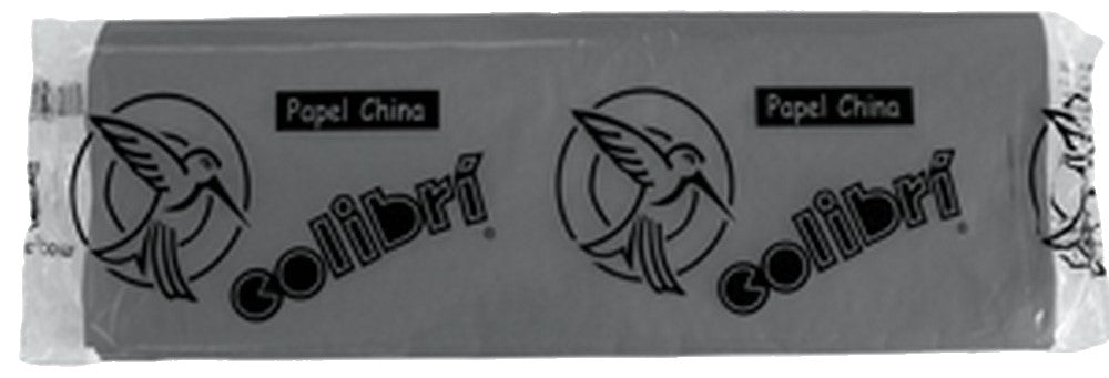 Papel China Gris 75×50cm Colibrí® 1025 Cien hojas 02