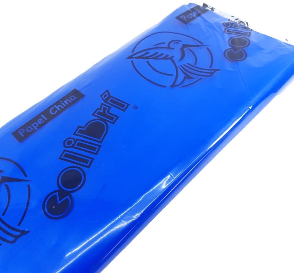 Papel China Azul Victoria 75×50cm Colibrí® 1032 Cien hojas 01