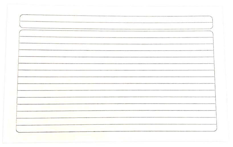 Tarjeta Índice Rayada c/100 Raya 5×8" 8-A® BR58 Paquete 7508310290072 02