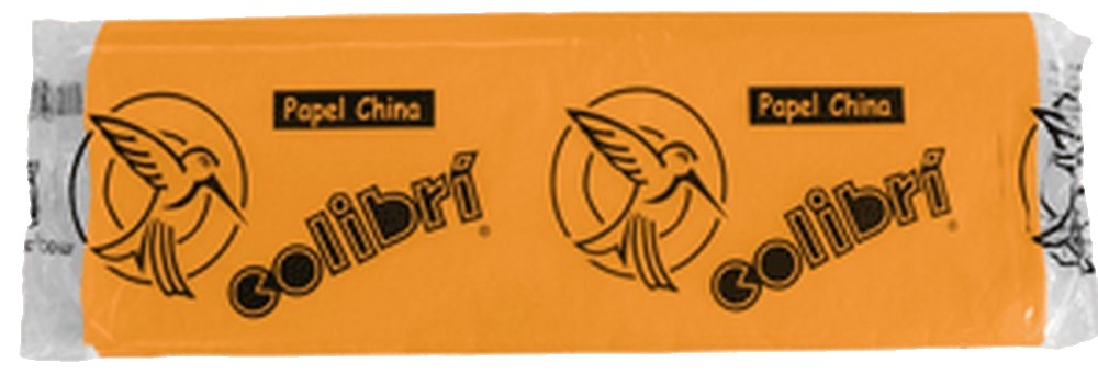 Papel China Cempasúchil 75×50cm Colibrí® 1031 Cien hojas 01