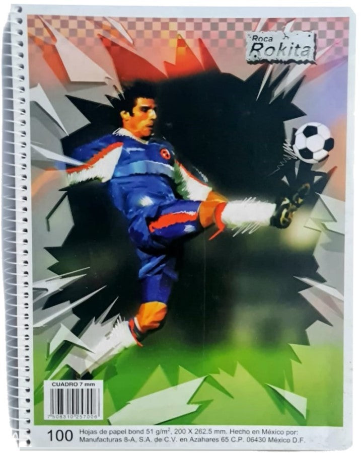 Cuaderno Profesional Espi Rokita Espiral 100 hojas Cuadro 7mm 8-A® [Pieza] 7508310257006 3