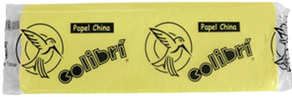 Papel China AmarilloCanario 75×50cm Colibrí® 1003 Cien hojas 02