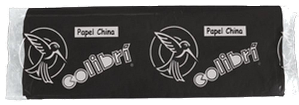Papel China Negro 75×50cm Colibrí® 1020 Cien hojas 02