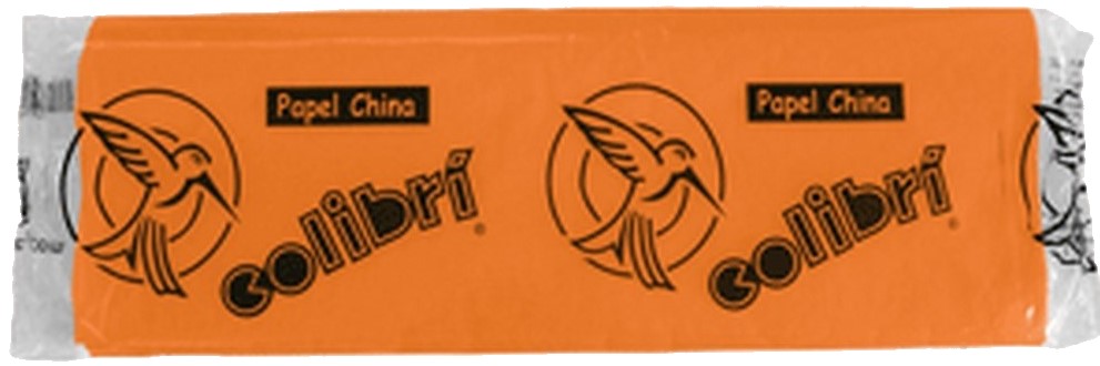 Papel China Naranja 75×50cm Colibrí® 1023 Cien hojas 02