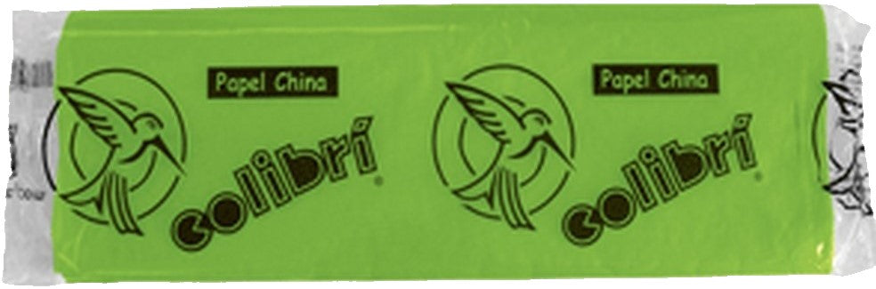 Papel China Verde Oscuro 75×50cm Colibrí® 1013 Cien hojas 02