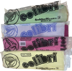 Papel Crepe Outlet Tonos diferentes c/10 × Color .50×2m Colibrí® LeerDescripción [Paquete]