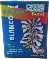 Bond Roca paquete c/500 37kg Blanco 92% Carta 75g 8-A® [Resma]