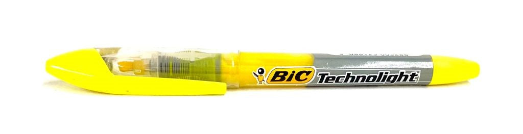 Marcador Textos Technolight Amarillo Neón Bic® [Pieza] 3086123003286
