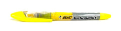 Marcador Textos Technolight Amarillo Neón Bic® [Pieza] 3086123003286