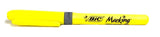 Marcador Textos Brite Liner Grip Amarillo Neón Bic® GBL-12 Pieza 70330331013