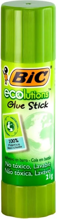 Adhesivo tipo Lápiz Ecolutions Glue Stick Blanco 21g Bic® 893991 Pieza 70330515406 01
