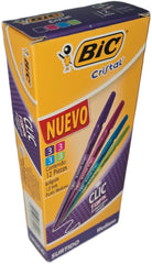 Bolígrafo Retráctil Cristal Clic Fashion Colores c/12 1.0mm Bic® 936937 [Caja] 70330354098